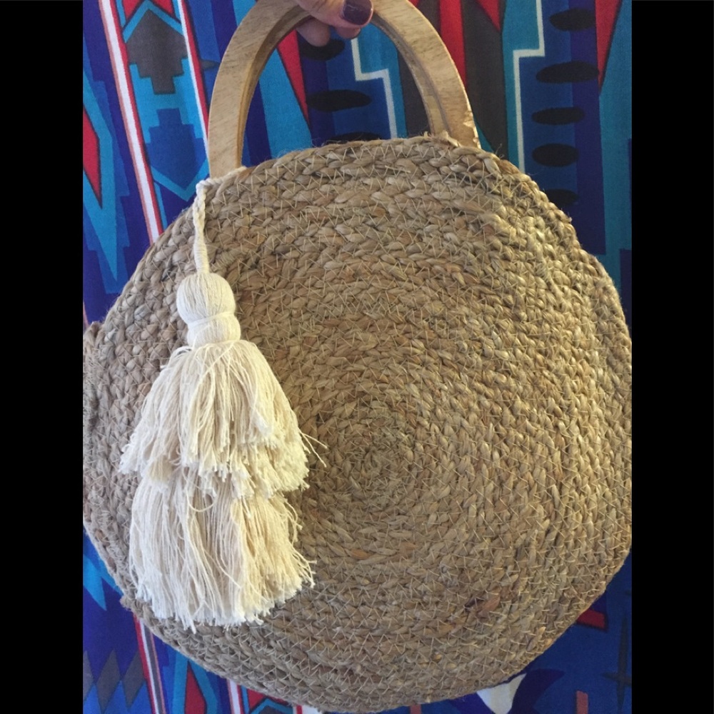 Raffia Basket Bag